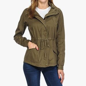 NWOT Olive Utility Jacket for Women